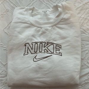Embroidered Nike Crewneck
